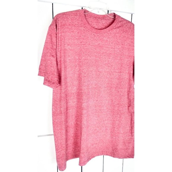 Vintage basic peachy pink cotton heather tshirt - Picture 2 of 4